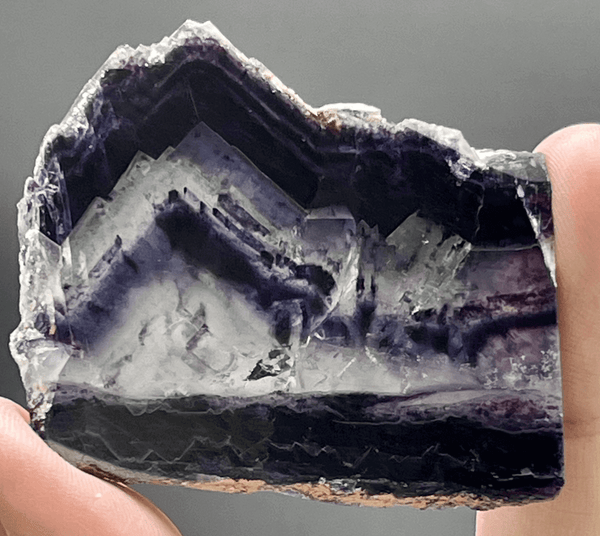 "Blue River" Purple Fluorite Slab