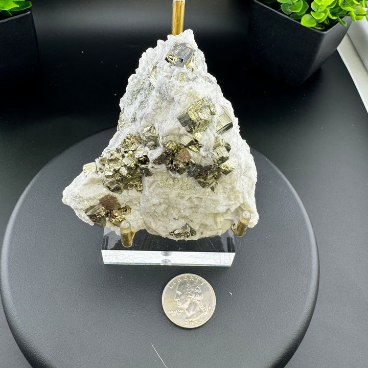 Manganese-bearing Dolomite w/ Pyrite -Durango, Mexico