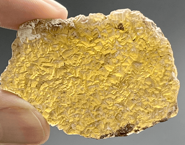 Yellow Fluorite Slab - Namibia