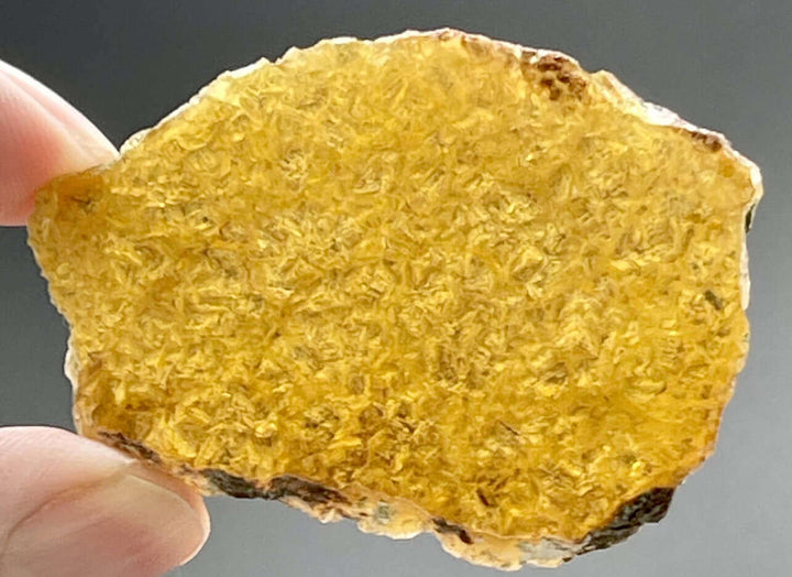 Yellow Fluorite Slab - Namibia