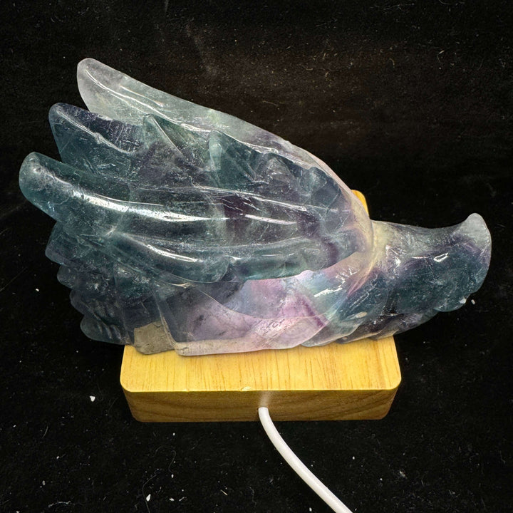 Fluorite Dragon Head Carving