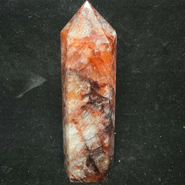 Fire Quartz / Red Hematoid Quartz towers