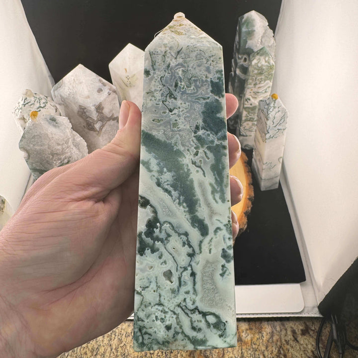 Moss Agate Tower/Point