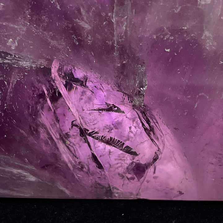 One-Face Polished Amethyst (Bolivia)