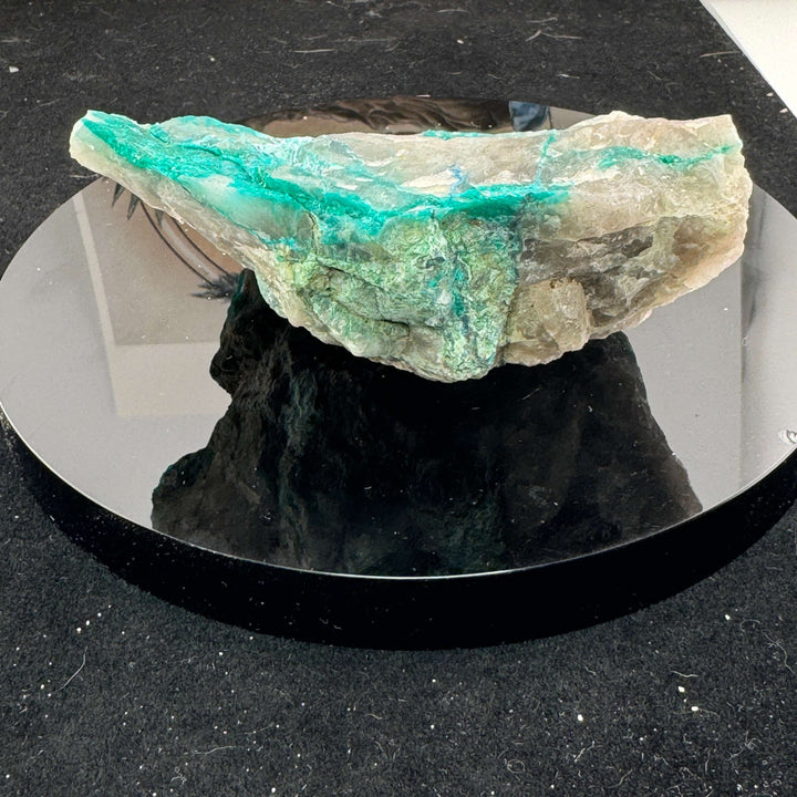 Quartz w/ Dioptase - Namibia