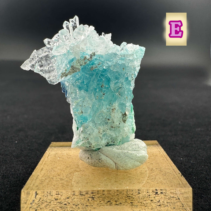 Quartz w/ Chrysocolla and Shattuckite (Small)- Milpillas, Mexico