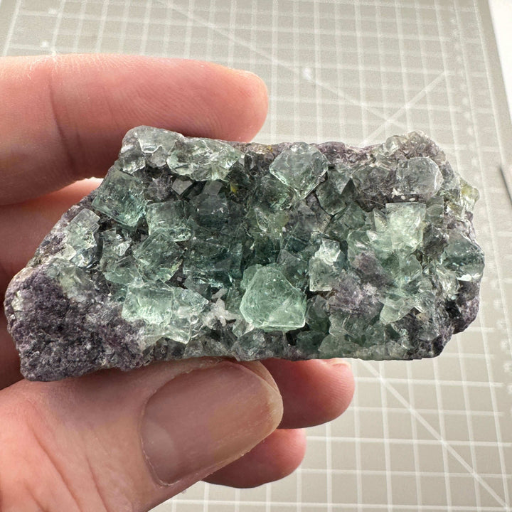 Fluorite, Okorusu Mine, Otjiwarongo, Namibia