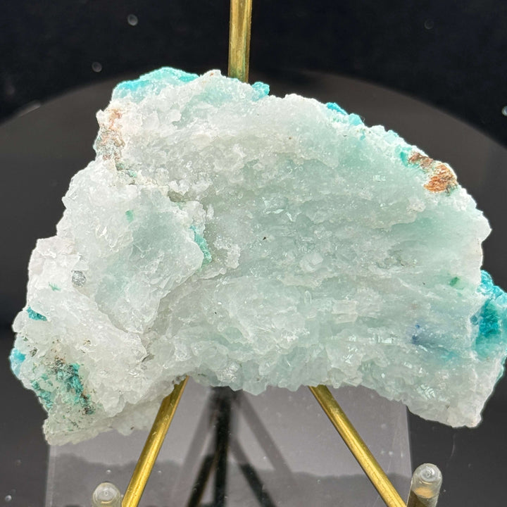 Quartz w/ Chrysocolla and Shattuckite - Milpillas, Mexico