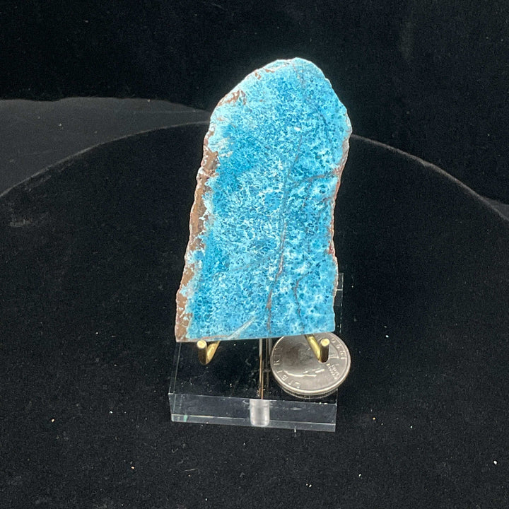 Shattuckite with Chrysocolla Slab - Namibia