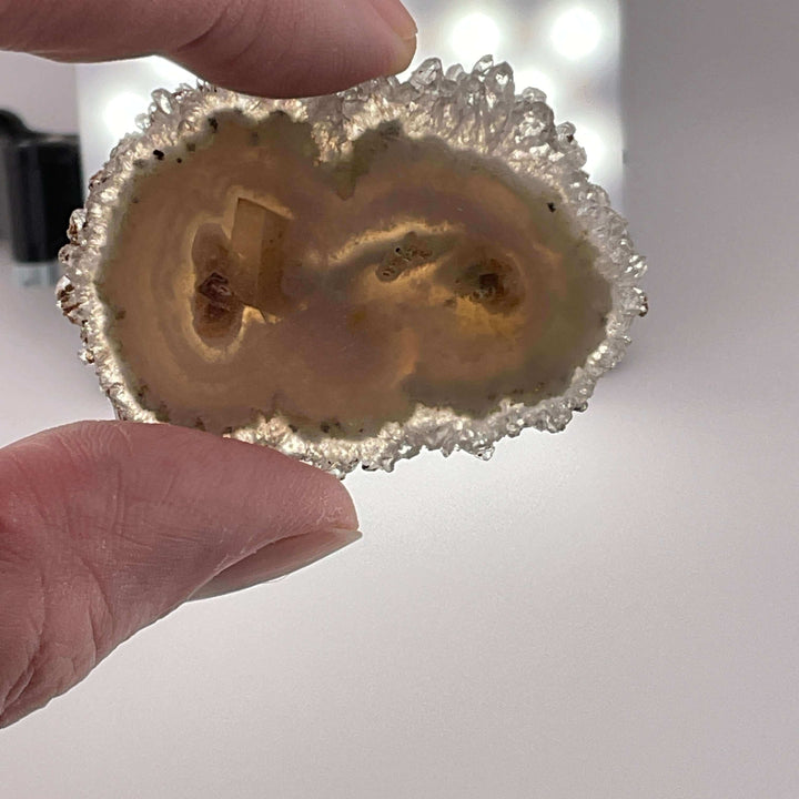 Amethyst Stalactite Slice