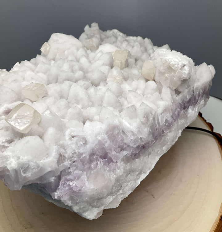 Guanajuato Dolomite with Amethyst and Calcite Specimen