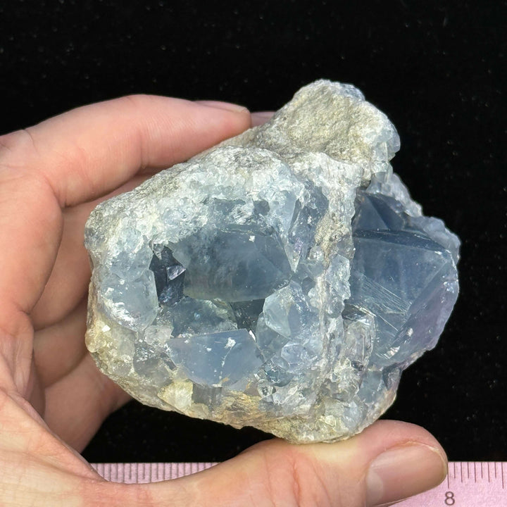 Natural Blue Celestite Crystal Specimen