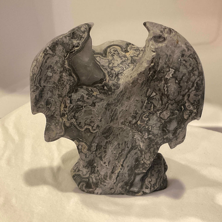 Grey Jasper Gargoyle/Imp Carving