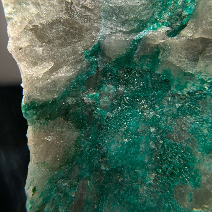 Quartz w/ Dioptase - Namibia