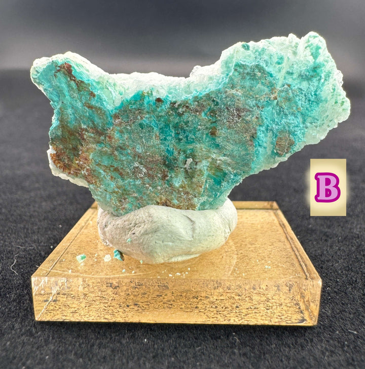 Quartz w/ Chrysocolla and Shattuckite (Small)- Milpillas, Mexico