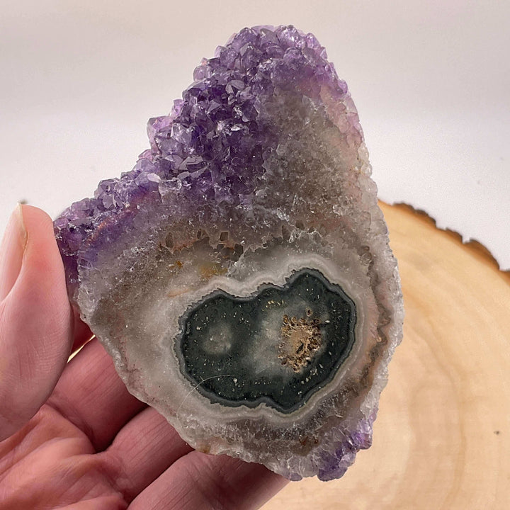 Amethyst Stalactite Slice