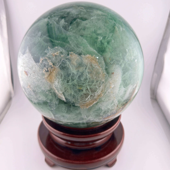 Green Fluorite Crystal Sphere / Crystal Ball - 200mm