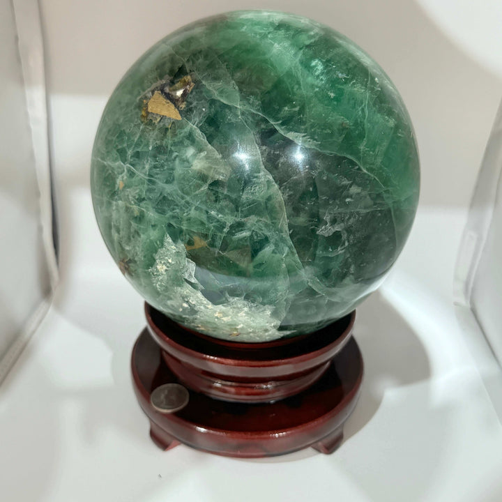 Green Fluorite Crystal Sphere / Crystal Ball - 200mm