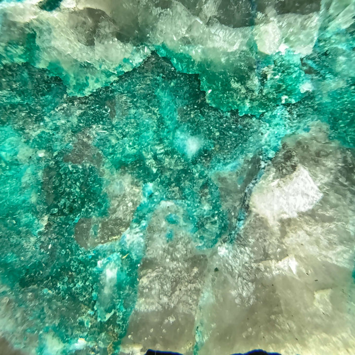 Quartz w/ Dioptase - Namibia