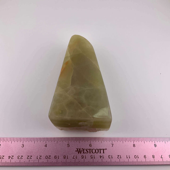 Banded Green Calcite Freeform