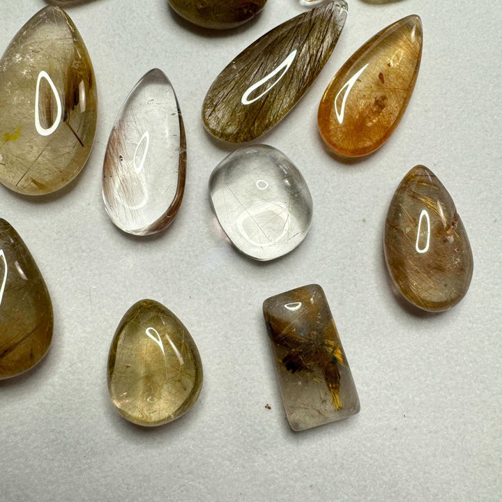 19pc Rutile Pendant Bundle - Not Drilled