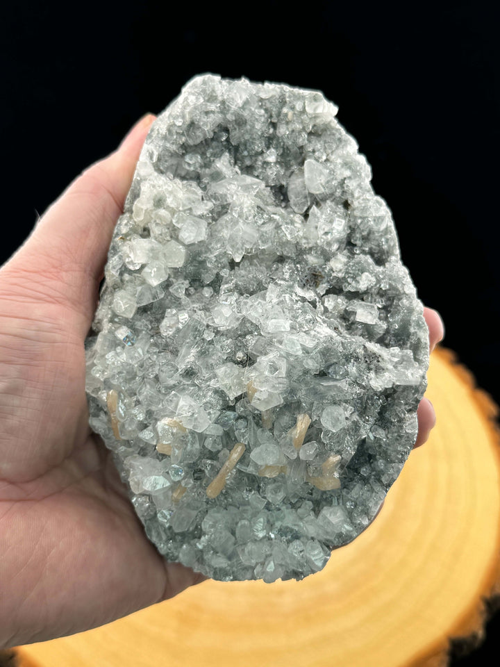 Apophyllite with Stilbite and Chalcedony Specimen - China