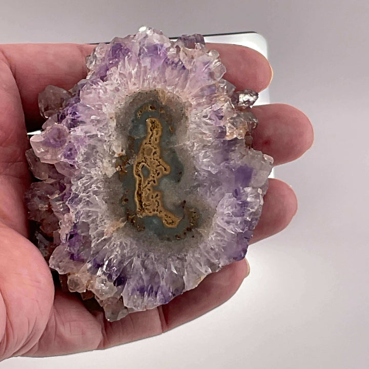 Amethyst Stalactite Slice