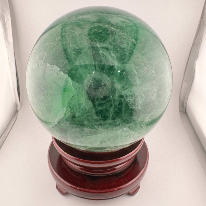 Green Fluorite Crystal Sphere / Crystal Ball - 200mm