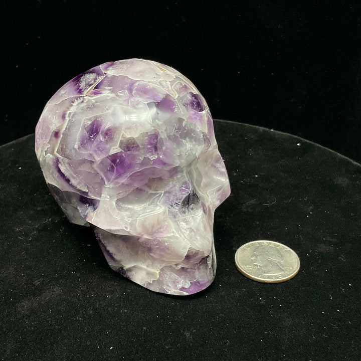 Chevron/Dream Amethyst Skull