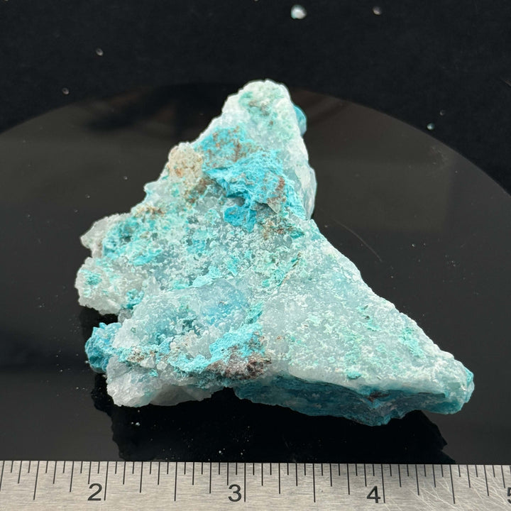 Quartz w/ Chrysocolla and Shattuckite - Milpillas, Mexico