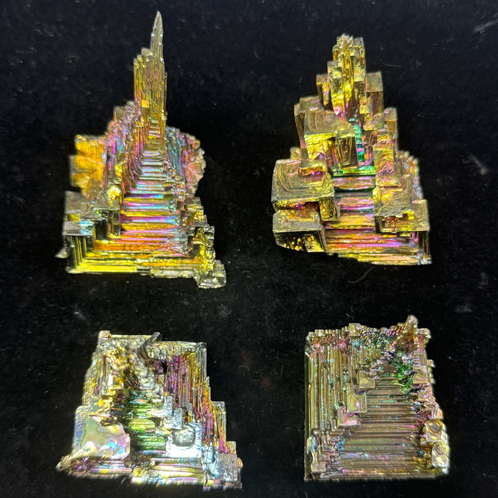 Bismuth Crystal Specimen Formation (Lab Formed)