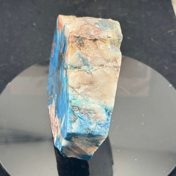 Shattuckite and Quartz - Dual Side Polished Freeform - Namibia