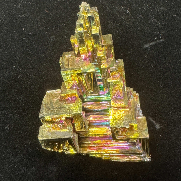 Bismuth Crystal Specimen Formation (Lab Formed)