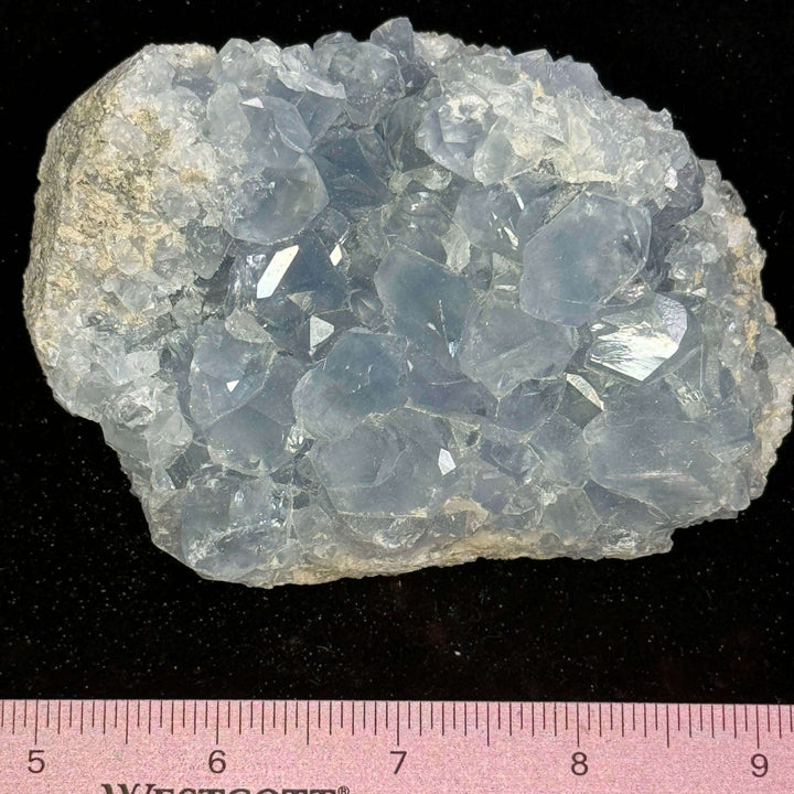 Natural Blue Celestite Crystal Specimen