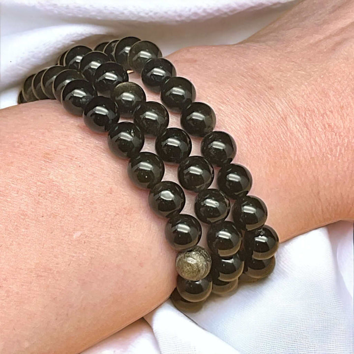 HQ Bracelets - Gold Sheen Obsidian