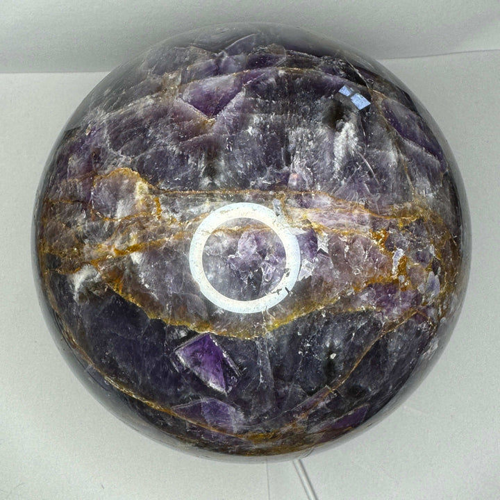 Chevron Amethyst / Dream Amethyst Crystal Sphere / Crystal Ball - 140mm