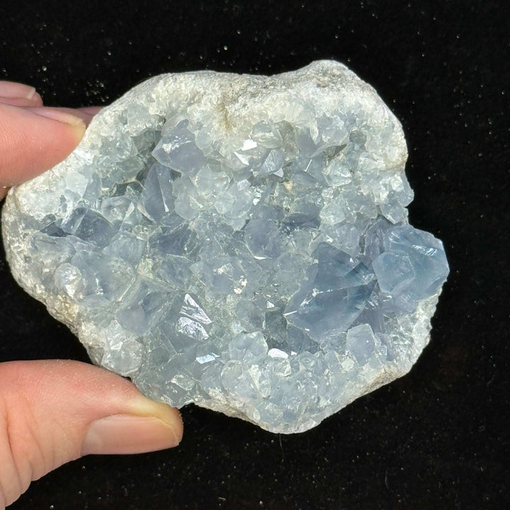 Natural Blue Celestite Crystal Specimen