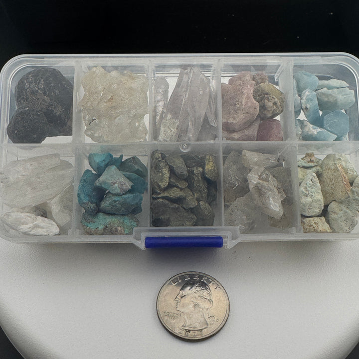 Mixed Mexican Minerals - Case Included