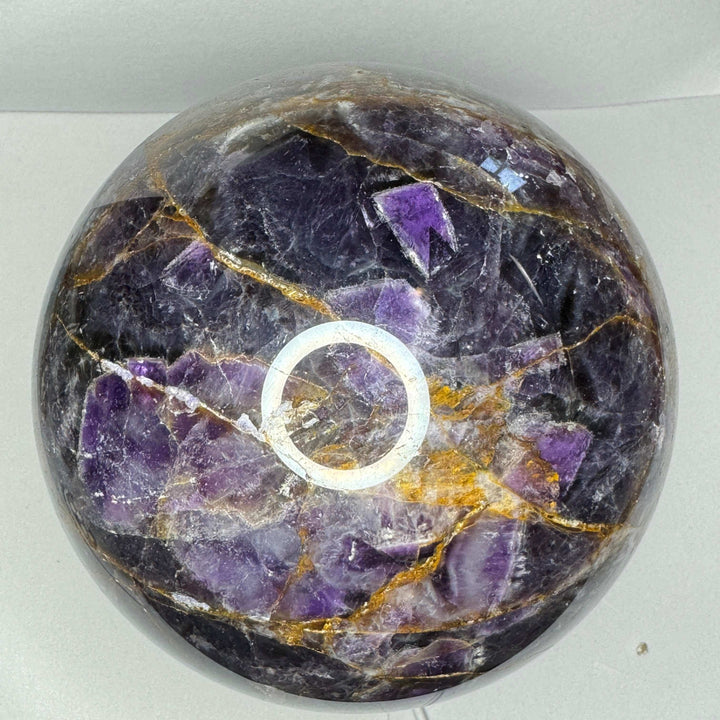 Chevron Amethyst / Dream Amethyst Crystal Sphere / Crystal Ball - 140mm