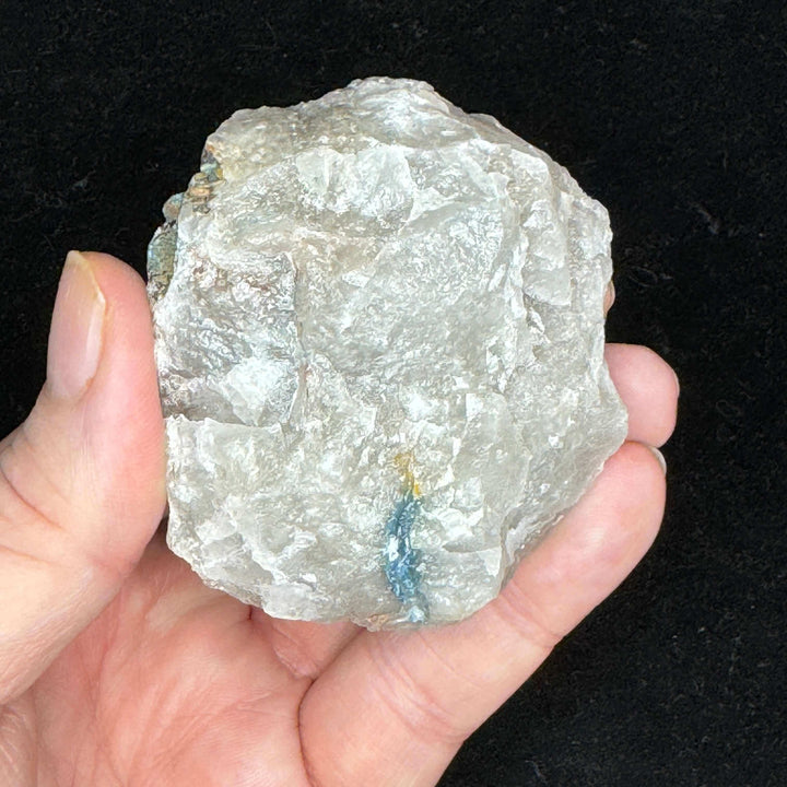 Shattuckite On Quartz Specimen - Namibia