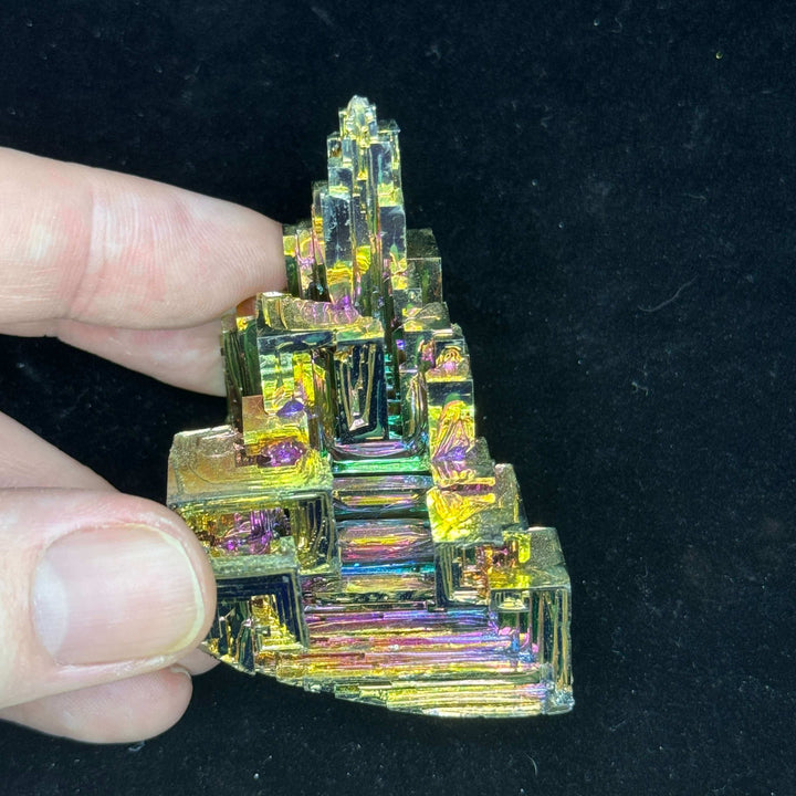 Bismuth Crystal Specimen Formation (Lab Formed)