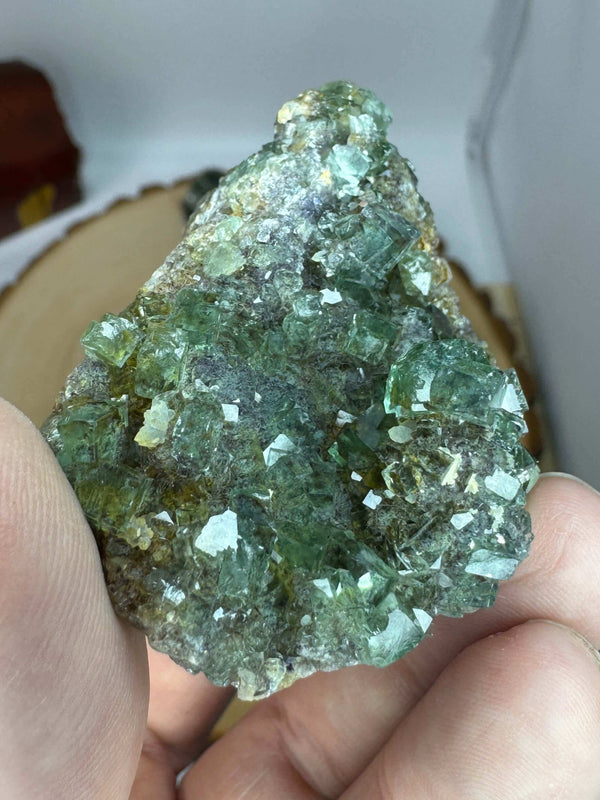 Fluorite, Okorusu Mine, Otjiwarongo, Namibia