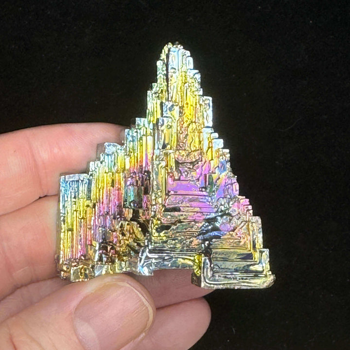 Bismuth Crystal Specimen Formation (Lab Formed)