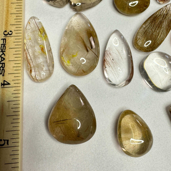 19pc Rutile Pendant Bundle - Not Drilled