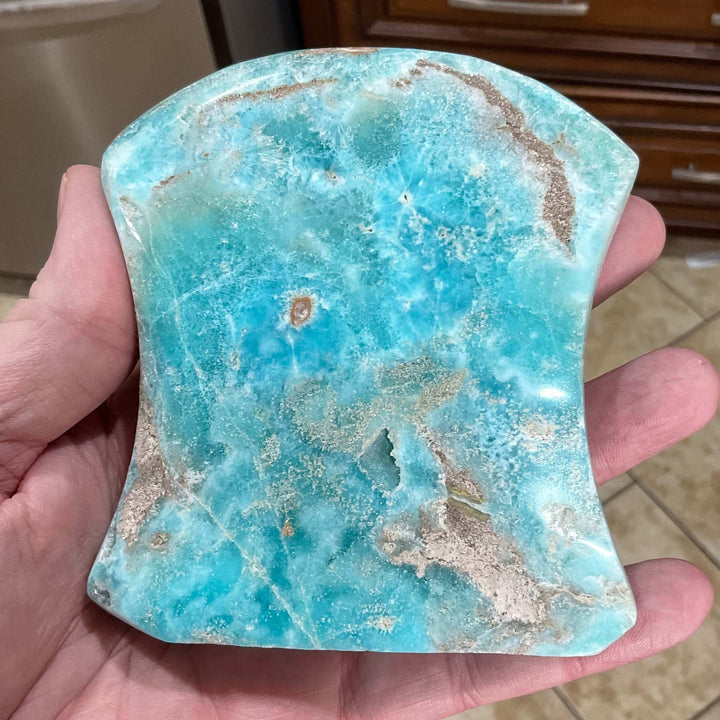 Blue Aragonite Freeform