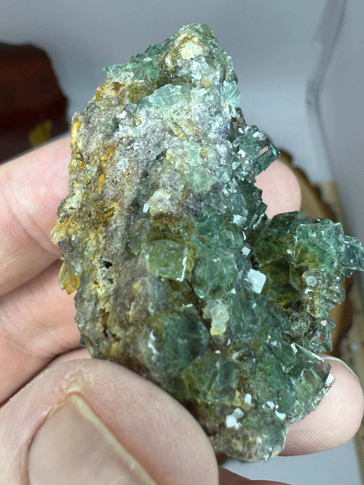 Fluorite, Okorusu Mine, Otjiwarongo, Namibia