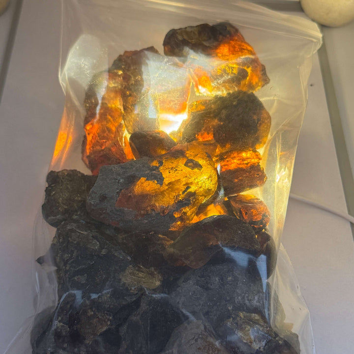 0.9 lb Rough Chiapas Amber - Chiapas, Mexico