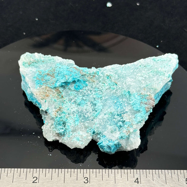 Quartz w/ Chrysocolla and Shattuckite - Milpillas, Mexico