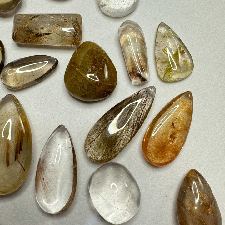 19pc Rutile Pendant Bundle - Not Drilled