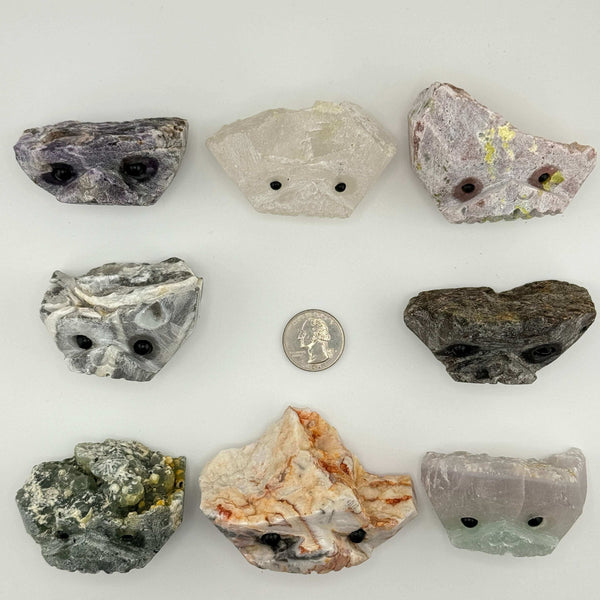“Crystal Friends” Natural Crystal/Stone Carvings